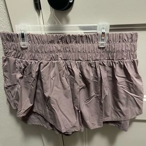 Popflex Active High Waisted Supershorts (L - dusty mauve)